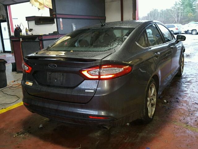 3FA6P0HD8GR360484 - 2016 FORD FUSION SE GRAY photo 4