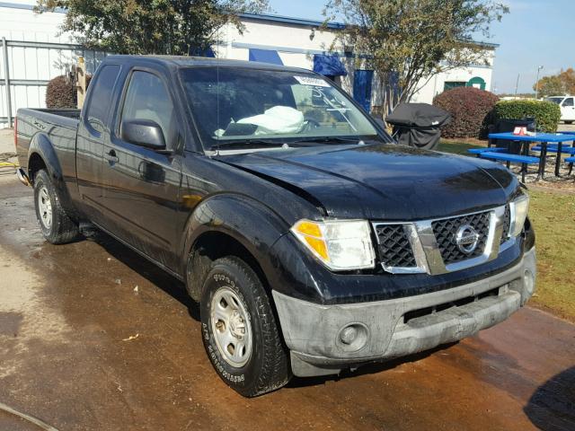 1N6BD06T36C446243 - 2006 NISSAN FRONTIER K BLACK photo 1