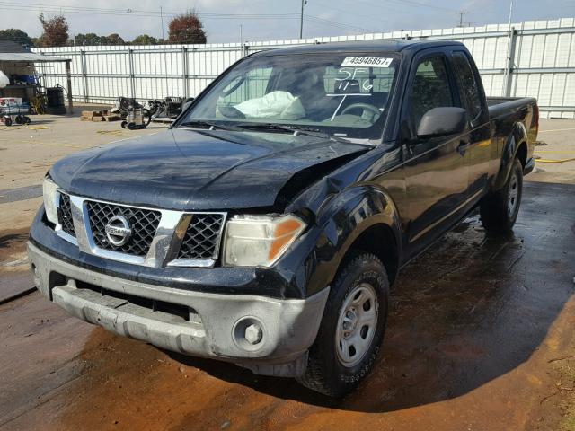 1N6BD06T36C446243 - 2006 NISSAN FRONTIER K BLACK photo 2