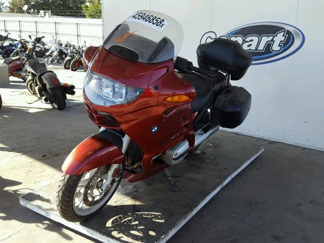 WB10499A03ZE90542 - 2003 BMW R1150 RT BURGUNDY photo 2