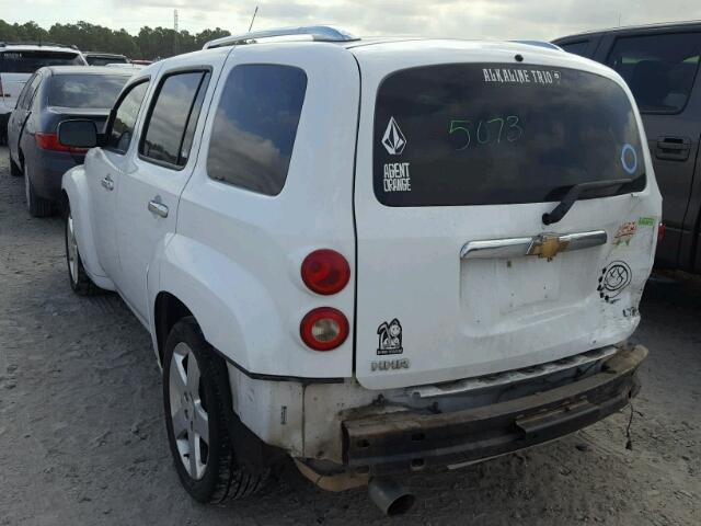 3GNDA33P17S598554 - 2007 CHEVROLET HHR LT WHITE photo 3