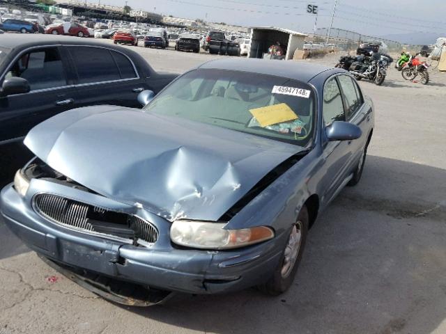 1G4HP54K314197842 - 2001 BUICK LESABRE CU SILVER photo 2