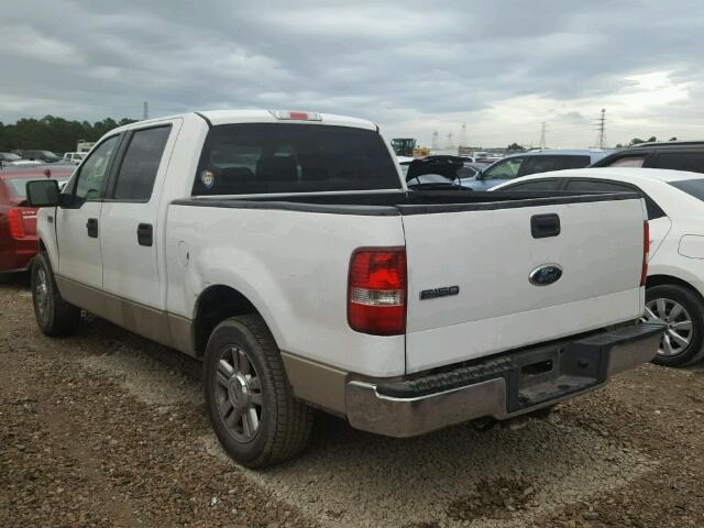 1FTRW12W48FA14554 - 2008 FORD F150 WHITE photo 3