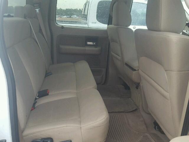 1FTRW12W48FA14554 - 2008 FORD F150 WHITE photo 6