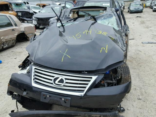 JTHBK1EG8A2383009 - 2010 LEXUS ES BLACK photo 7