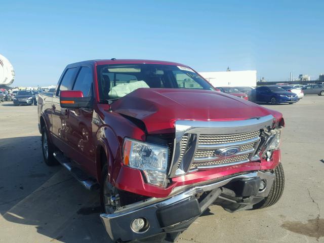 1FTPW12V79FB00571 - 2009 FORD F150 SUPER RED photo 1