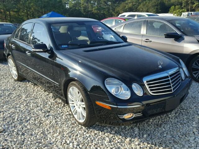 WDBUF56XX8B316585 - 2008 MERCEDES-BENZ E 350 BLACK photo 1