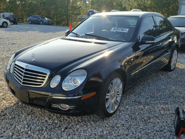 WDBUF56XX8B316585 - 2008 MERCEDES-BENZ E 350 BLACK photo 2