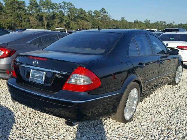 WDBUF56XX8B316585 - 2008 MERCEDES-BENZ E 350 BLACK photo 4