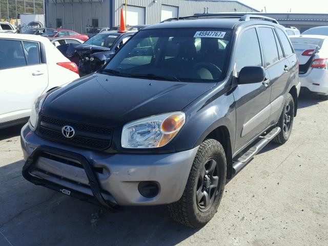 JTEGD20V740032682 - 2004 TOYOTA RAV4 BLACK photo 2