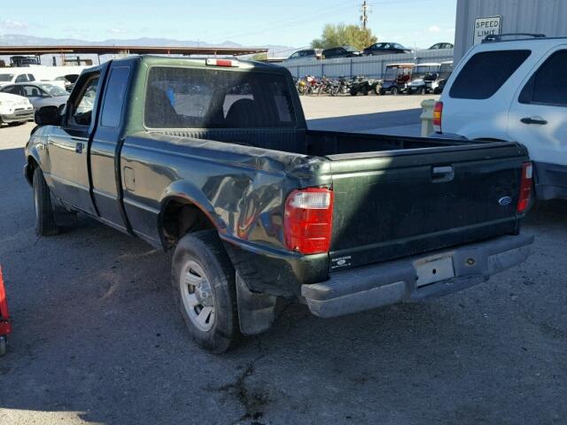 1FTYR14U81PA94763 - 2001 FORD RANGER SUP GREEN photo 3