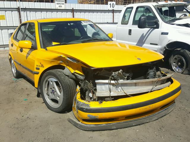 YS3DD55H812054937 - 2001 SAAB 9-3 YELLOW photo 1