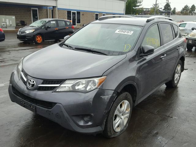 JTMBFREV1DD034060 - 2013 TOYOTA RAV4 LE CHARCOAL photo 2