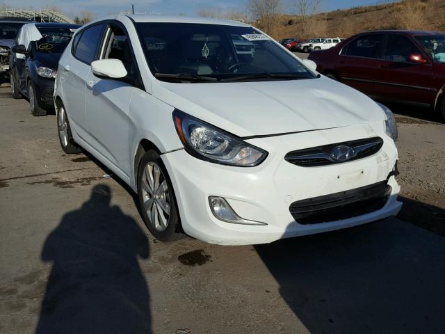 KMHCU5AE2DU059845 - 2013 HYUNDAI ACCENT GLS WHITE photo 1