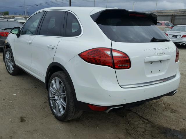 WP1AB2A24ELA55632 - 2014 PORSCHE CAYENNE WHITE photo 3