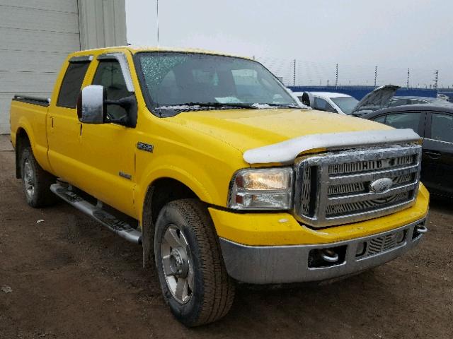 1FTWW31P06EA17950 - 2006 FORD F350 SRW S YELLOW photo 1