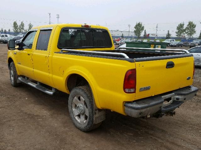 1FTWW31P06EA17950 - 2006 FORD F350 SRW S YELLOW photo 3