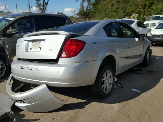 1G8AN12F53Z185654 - 2003 SATURN ION LEVEL SILVER photo 4