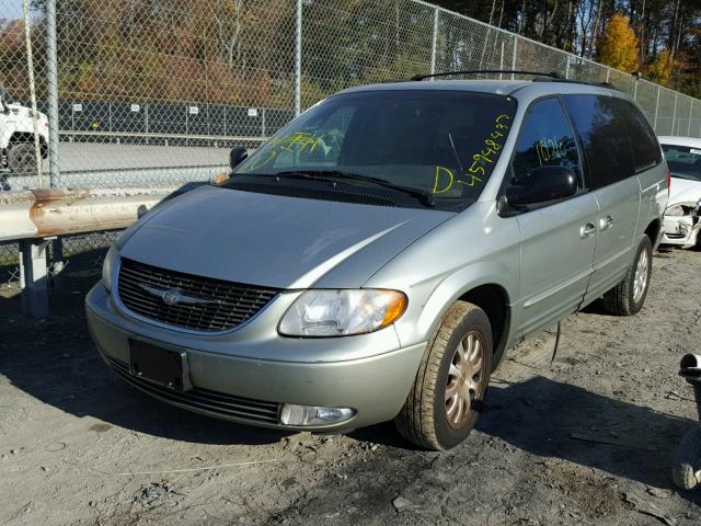 2C4GP54L23R260860 - 2003 CHRYSLER TOWN & COU GREEN photo 2