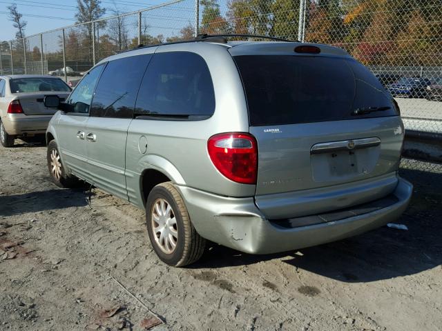 2C4GP54L23R260860 - 2003 CHRYSLER TOWN & COU GREEN photo 3