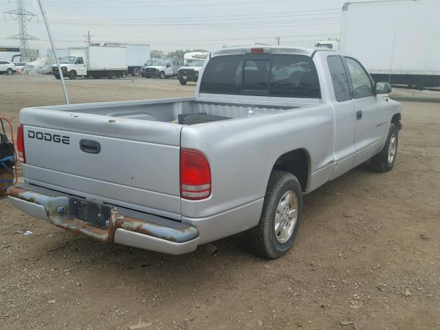 1B7GL32X92S527639 - 2002 DODGE DAKOTA SPO SILVER photo 4