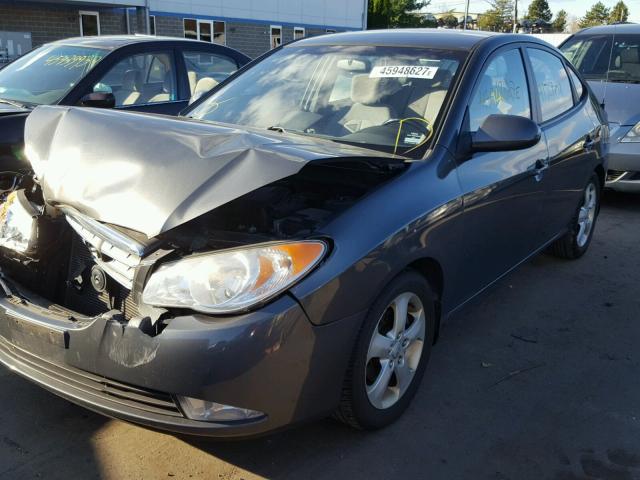 KMHDU46D67U092673 - 2007 HYUNDAI ELANTRA GL GRAY photo 2