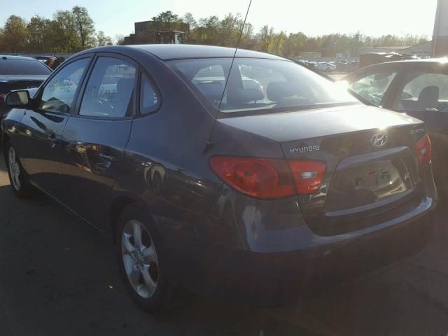 KMHDU46D67U092673 - 2007 HYUNDAI ELANTRA GL GRAY photo 3