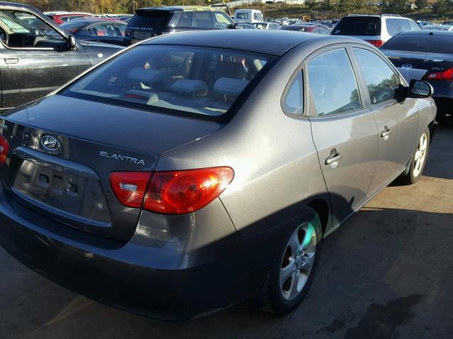 KMHDU46D67U092673 - 2007 HYUNDAI ELANTRA GL GRAY photo 4