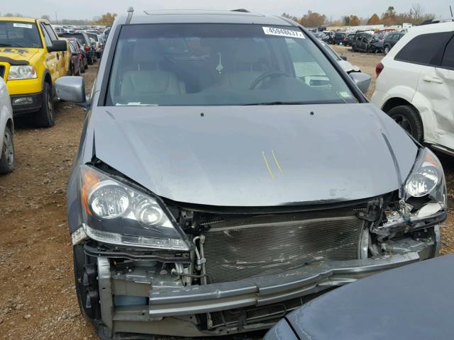 5FNRL38658B038040 - 2008 HONDA ODYSSEY EX GRAY photo 7