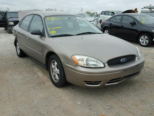 1FAFP53U37A106440 - 2007 FORD TAURUS SE BROWN photo 1