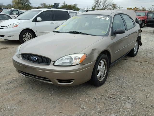 1FAFP53U37A106440 - 2007 FORD TAURUS SE BROWN photo 2