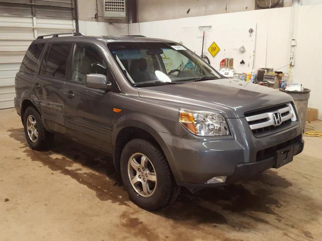 5FNYF18497B032519 - 2007 HONDA PILOT EX CHARCOAL photo 1