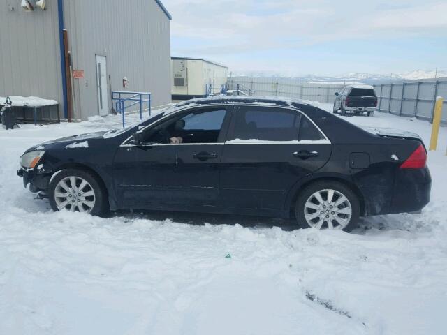 1HGCM66507A010900 - 2007 HONDA ACCORD EX BLACK photo 9