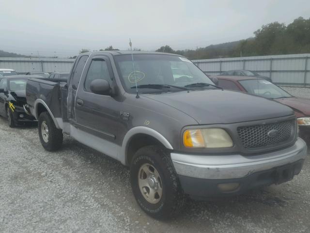 2FTRX18L42CA12378 - 2002 FORD F150 GRAY photo 1