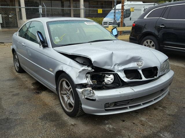 WBABN53441JU21539 - 2001 BMW 330 CI SILVER photo 1