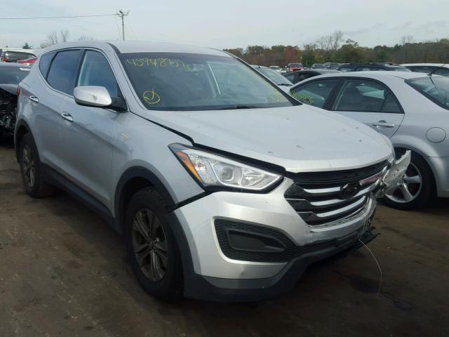 5XYZTDLB5EG186591 - 2014 HYUNDAI SANTA FE S SILVER photo 1