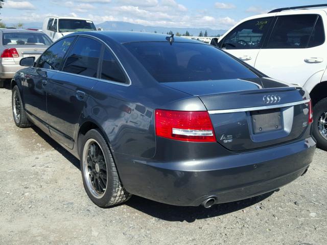 WAUEV74F58N118989 - 2008 AUDI A6 S-LINE GRAY photo 3