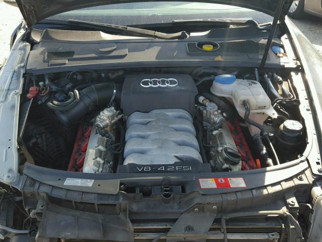 WAUEV74F58N118989 - 2008 AUDI A6 S-LINE GRAY photo 7