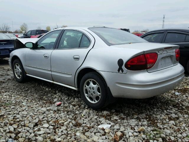 1G3NK52F22C279547 - 2002 OLDSMOBILE ALERO GX SILVER photo 3