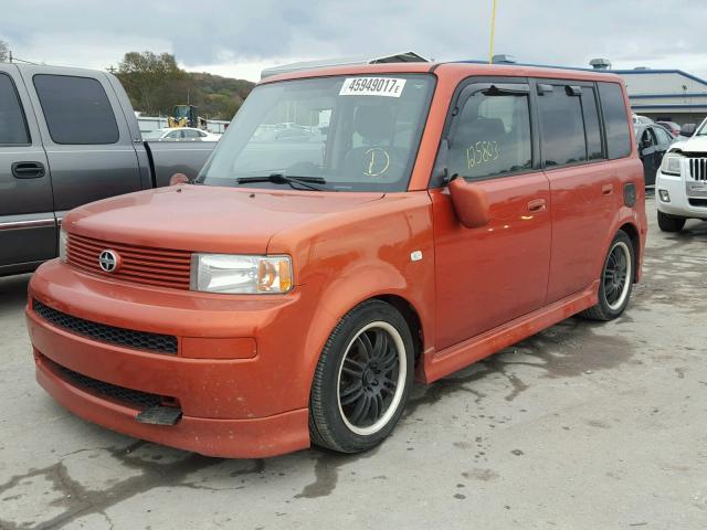 JTLKT324940162687 - 2004 TOYOTA SCION XB ORANGE photo 2