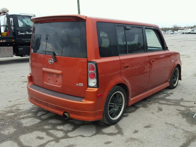 JTLKT324940162687 - 2004 TOYOTA SCION XB ORANGE photo 4