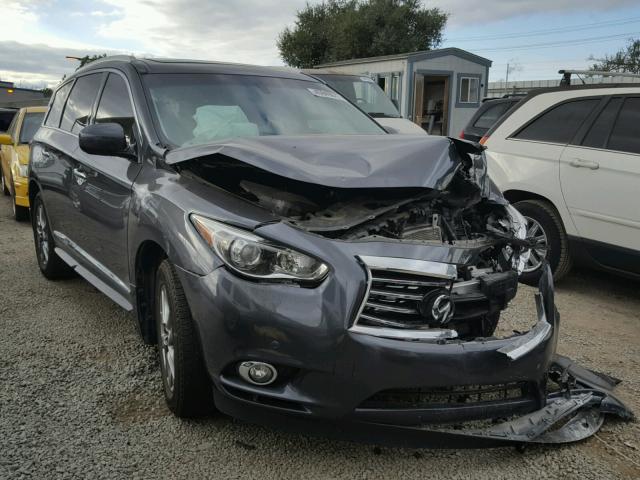 5N1AL0MN7DC328436 - 2013 INFINITI JX35 BASE GRAY photo 1