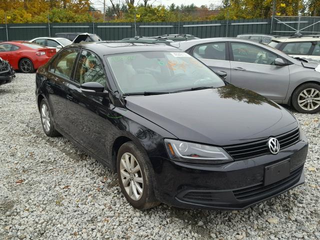 3VWDZ7AJ0BM327387 - 2011 VOLKSWAGEN JETTA SE BLACK photo 1