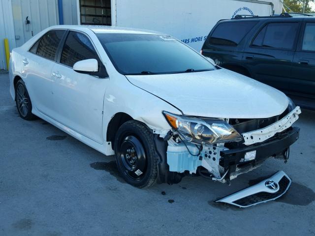 4T1BF1FK8CU508649 - 2012 TOYOTA CAMRY WHITE photo 1