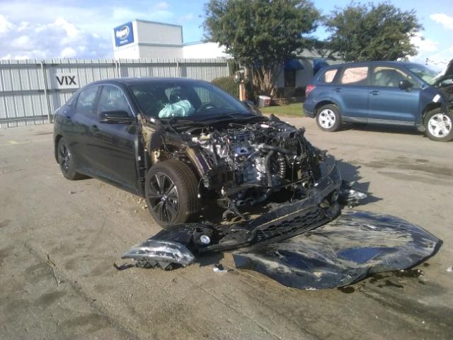 SHHFK7H74JU212979 - 2018 HONDA CIVIC EXL BLACK photo 1