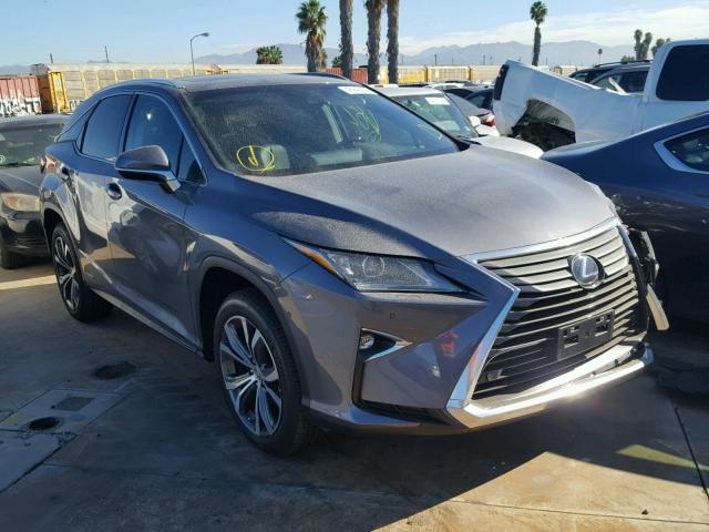 2T2BGMCA1HC017824 - 2017 LEXUS RX 450H GRAY photo 1