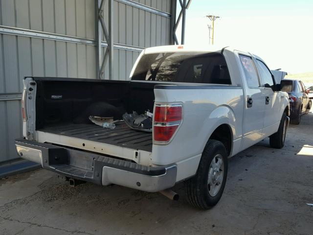 1FTEW1C83AFD26305 - 2010 FORD F150 SUPER WHITE photo 4