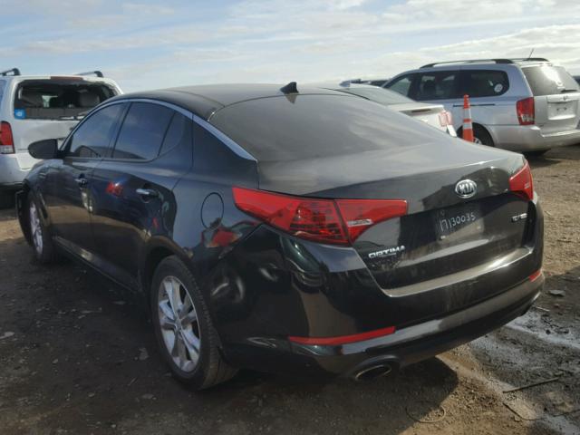 5XXGN4A71CG041758 - 2012 KIA OPTIMA EX BLACK photo 3