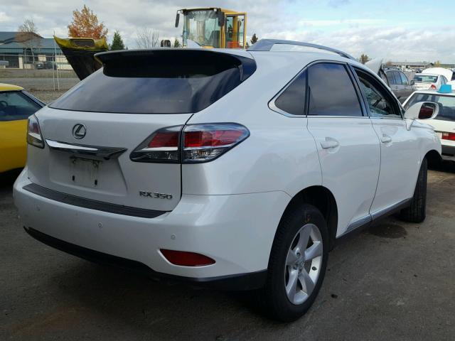 JTJBK1BA0E2461545 - 2014 LEXUS RX 350 WHITE photo 4