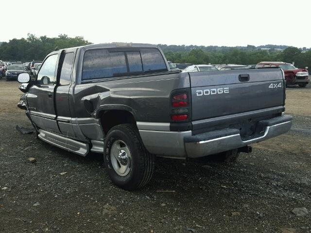 3B7HF13Z81M583398 - 2001 DODGE RAM 1500 GRAY photo 3